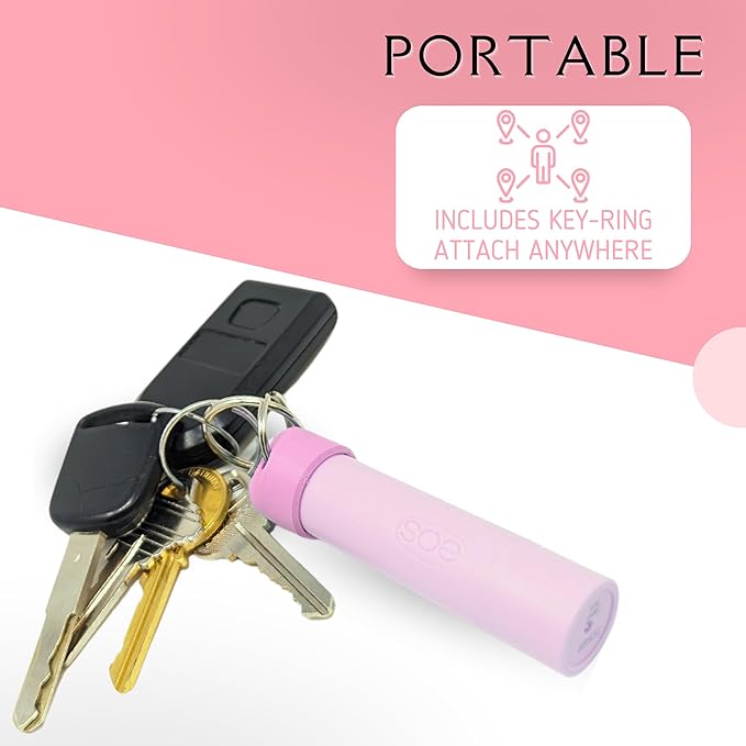 Keychain Holder EOS Lip Balm Stick (Keychain Only) - Travel Size Lip Balm Chapstick - Healing Stick - Made in USA