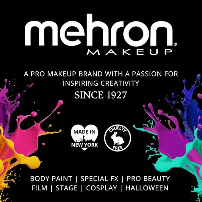 Mehron Makeup Premium Character Kits| Makeup Kits for Halloween & Cosplay| Made in the USA | Complete Makeup Kit | Includes all Makeup, Tools, & Instructions on How to Create the Look | (Bald Cap)