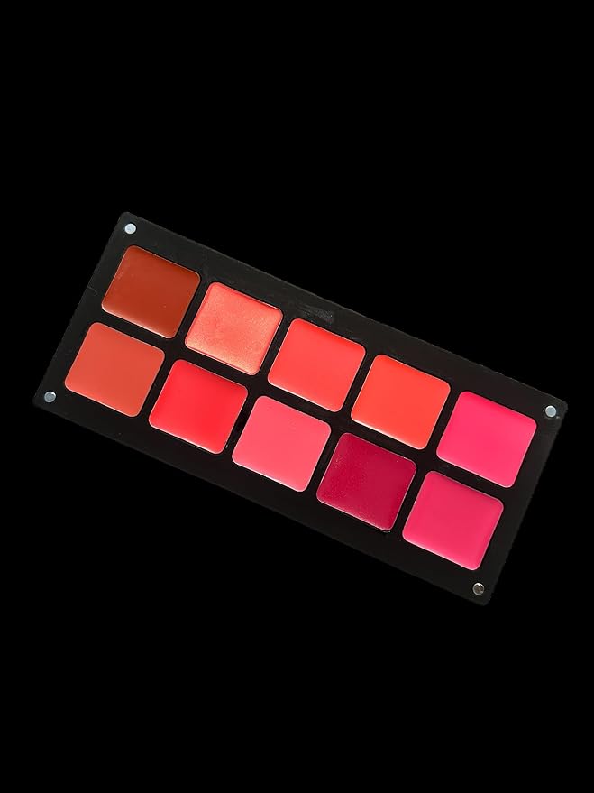 Cheeks & Lip Palette | Lipstick and Blush | Cream Formula | Reusable Magnetic Case | For All Skin Types