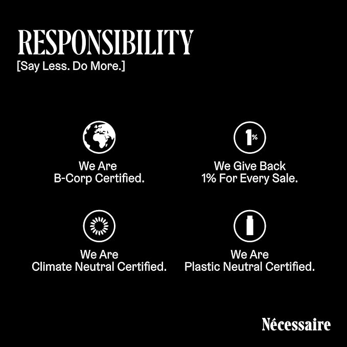 Nécessaire The Neck Serum. Fragrance-Free. 5 Peptides for Tech + Aged Neck. Skin Feels Firm, Looks Lifted. Hypoallergenic. Dermatologist-Tested. 50 ml