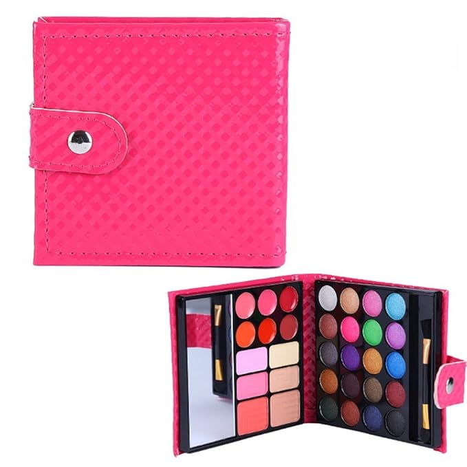 Professional All In One Makeup Kit Colorful 20 Eyeshadow, 6 Lip Glosses 3 Blushers 2 Powder 1 Concealer 1 Mirror 1 Brush, Long Lasting Beauty Full Makeup Set, Present Gifts for Girls Women