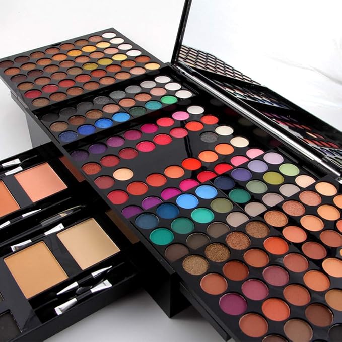 180 Colors Matte Eyeshadow Makeup Powder Blush Brow Powder Eyeliner