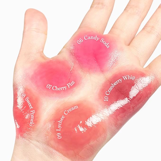Dasique Melting Candy Balm (#10 Cranberry Whip) | Glossy Balm | Moisturizing | For dry Lips | Vegan