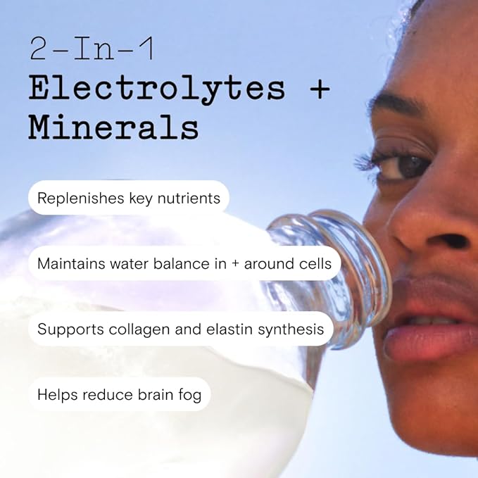 Moon Juice - Mini Dew Electrolytes Powder - Naked (Unflavored), 30 Servings - 2in1 Electrolytes & Minerals - Hydration Powder - Magnesium, Calcium, Potassium & Pink Salt - Sugar Free, Vegan, Non GMO