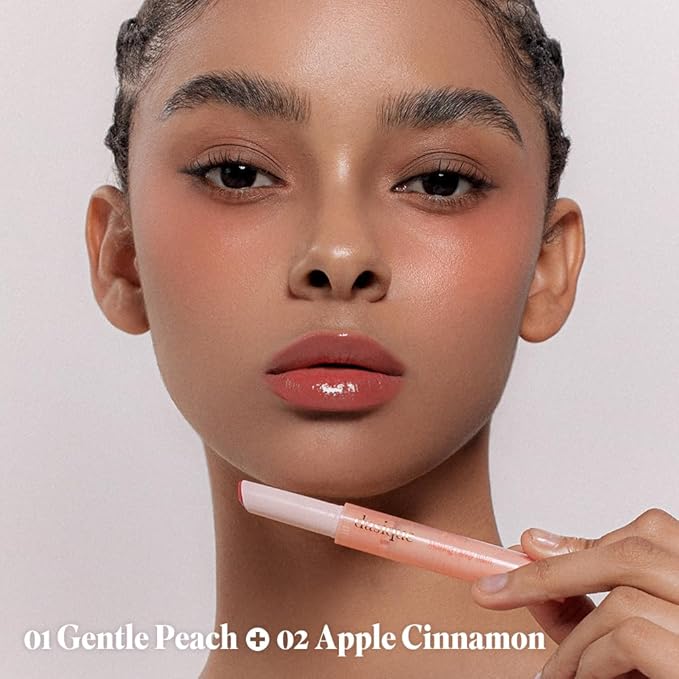 Dasique Melting Candy Balm (#02 Apple Cinnamon) | Glossy Balm | Moisturizing | For dry Lips | Vegan