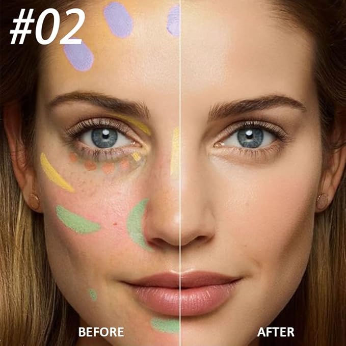 Concealer Cream Makeup Palette Color Corrector,Under Eye Brightener Concealer Dark Circle Concealer Palette,Waterproof Foundation Cream Based Makeup Palette Full Face Contour Kit for Beginners
