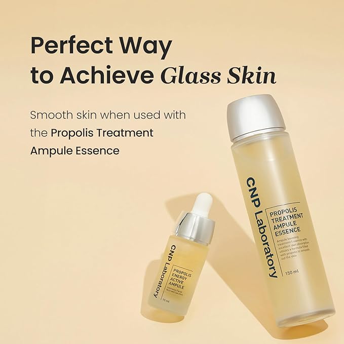 CNP Honey Glow Serum - Hyaluronic Acid & Propolis for Hydrating, Anti-Aging, Centella Soothing Serum, for Sensitive Skin, Korean Skin Care (0.5 fl. oz)