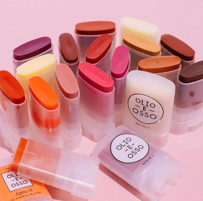 Olio E Osso - Natural Lip + Cheek Balm | Natural, Non-Toxic, Clean Beauty (No. 10 Tea Rose, 0.35 oz | 10 g)