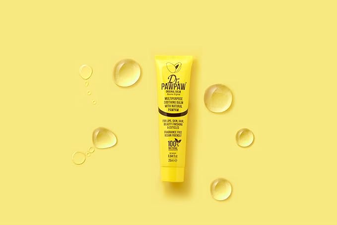 Original Balm, Multi-Purpose Natural No Fragrance Balm for Hydrating Lips, Skin, Hair, Cuticles, Nails & Beauty Finishing (25 ml)
