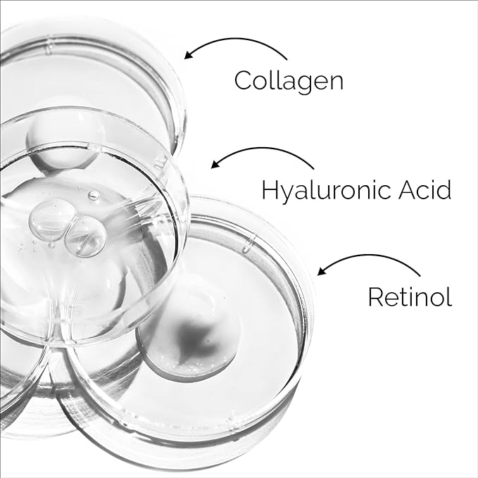 ACTIVSCIENCE Neck Firming Cream - Natural Anti-Aging Facial Moisturizer with Retinol Collagen & Hyaluronic Acid - Day & Night Anti-Wrinkle Cream - Firming, Hydrating Face Cream - 3.4Oz