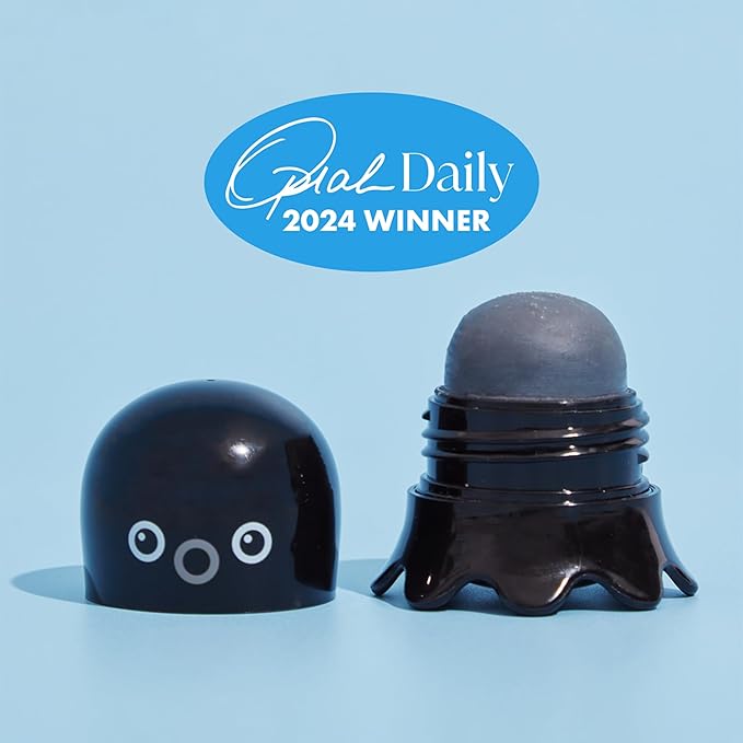 TONYMOLY Tako Pore Blackhead Remover Scrub Stick Charcoal & Dead Sea Salt Exfoliator for Blackheads, Whiteheads, Pore Cleansing & Oil Control, 0.8 oz