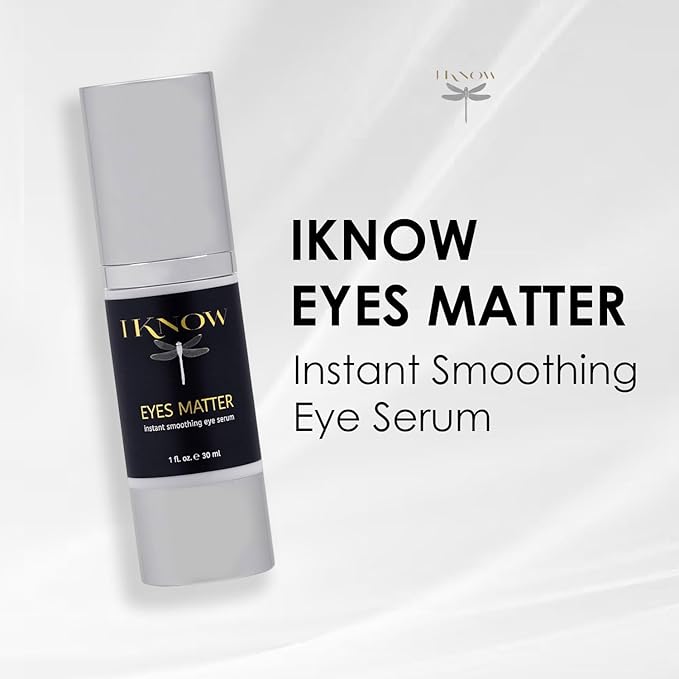 EYES MATTER Instant Smoothing Eye Serum, Rapid Wrinkle Reducer, Rejuvenating, Brightening Treatment for Fine Lines, Puffiness & Dark Circles, (1oz)