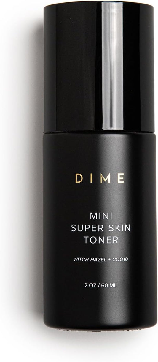 DIME Beauty Mini Super Skin Toner, Alcohol-Free Witch Hazel Toner, Travel-Size Toner with Cucumber Extract, 2 oz / 60 ml