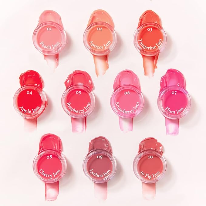 dasique Fruity Lip Jam (#08 Cherry Jam) | High-shine finish | Moisturizing | Vegan, Cruelty Free | Lip Balm
