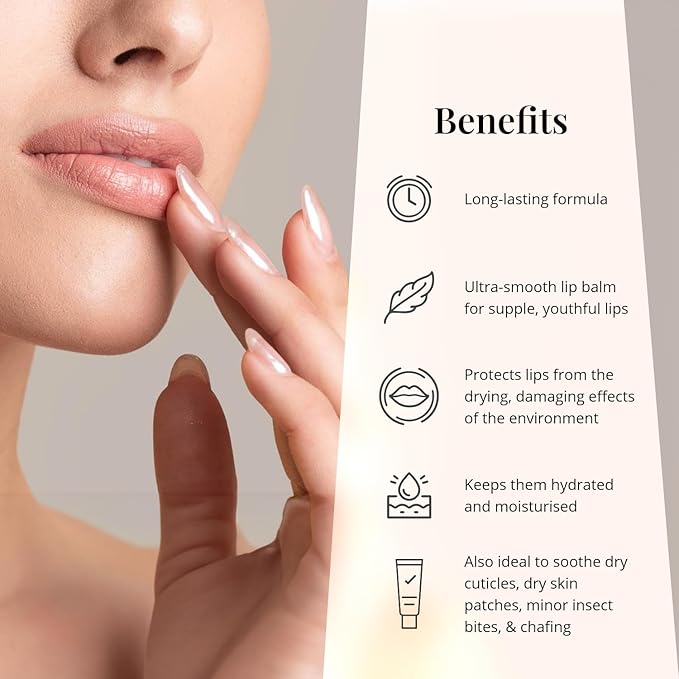 Citrus Lip Balm 15g for Dry Lips, With Lanolin, Lip Care, Improved formula, For Men and Women, 15g