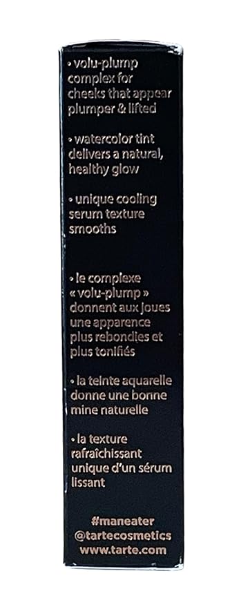 Tarte Maneater Satin Blush Cheek Plump Full Size (Pink Coral, 27OZ)