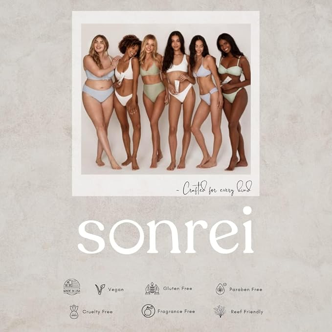 Sonrei Clearly ZinQโข Mineral Sunscreen Mist | SPF 30, Broad Spectrum, Transparent | Vegan, Water Resistance, Non-Greasy | Ideal for Face & Body (6 Fl Oz (Pack of 1))