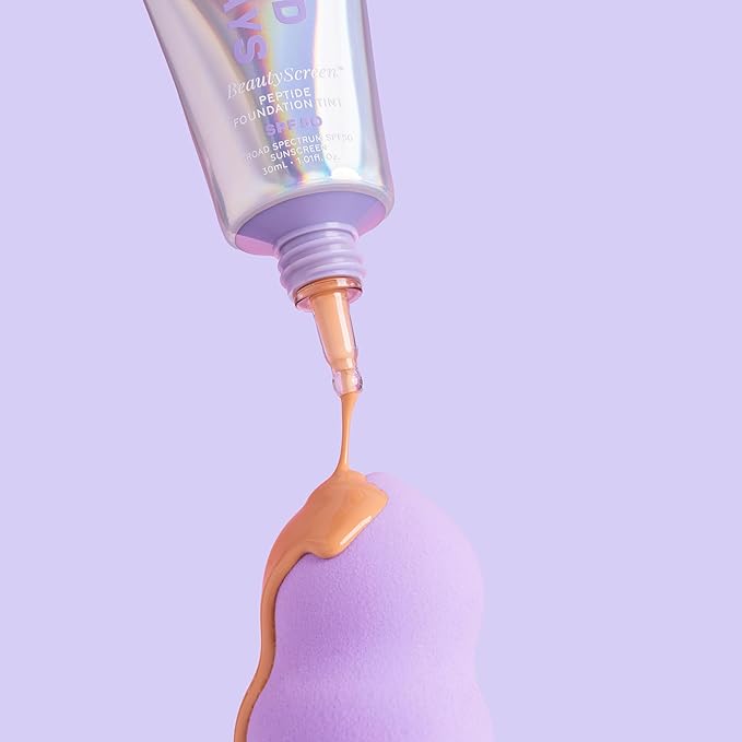 Naked Sundays BeautyScreen™ SPF 50 Mineral Peptide Foundation Tint – 2-in-1 Skin Tint & Mineral Sunscreen | Radiant, Buildable Coverage, Acne-Safe, Infused with Peptides (1.5 Fair Cool, 1.01 Fl Oz)