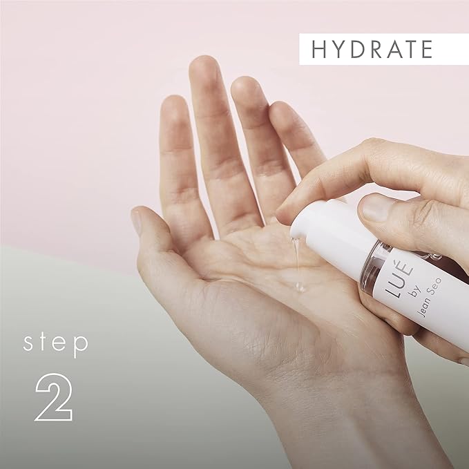 SKIN SOLUTION SET a THREE Step Solution for All Skin Types, Includes Lue by Jean Seo ERASE exfoliant, BALANCE Hydrating Serum and CLEAR Spot Control
