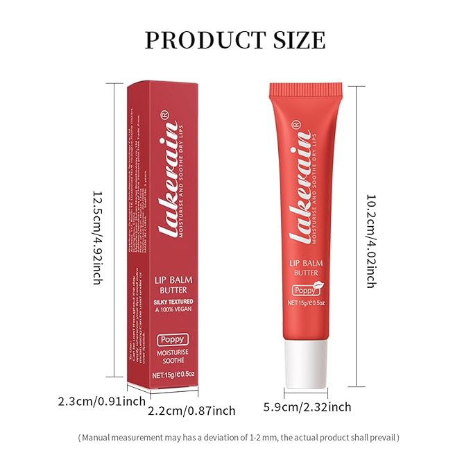 Lip Butter Balm, Day/Night Hydrating Lip Mask, Moisturizing Lip Balm Butter, Ultra-Nourishing Lip Care Moisturizer, Lip Butter Gloss Shine Lip Glow Oil Makeup#4#5#6
