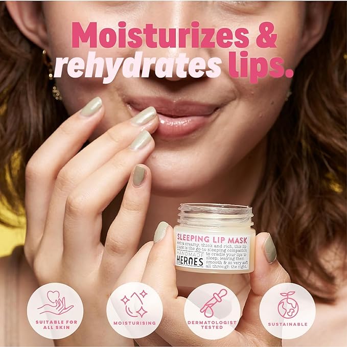 100% Natural Lip Scrub, Vegan Conditioning Coconut Lip Exfoliator, Gentle Exfoliant, Sugar Lip Polish and Lip Exfoliator Scrubber for Chapped and Dry Lips, (Lip Scrub and Lip Mask Gift Set)