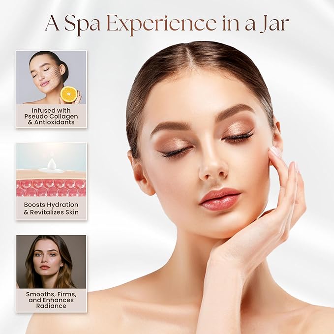 Lumière Radiant PhytoCollagen Mask - Luxury Hydrating Face Mask Formula with Plant Collagen & Botanical Oils - Moisturizes, Nourishes & Enhances Glowing Beauty - 1.7 fl oz / 50ml