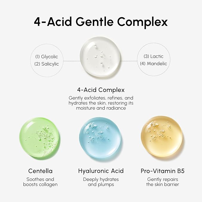 MAREE Exfoliating Toner with Salicylic Acid – AHA BHA Exfoliant & Face Exfoliator Pore Cleaner – BHA Liquid Exfoliant – Sebum Dead Skin Care Remover for Face – Exfoliante Para la Cara Acido Salicilico