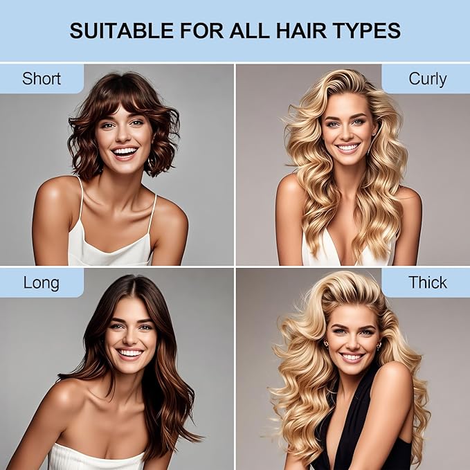 Togayu Heatless Curls Overnight Set - Jumbo Overnight Hair Curlers to Sleep In, Soft Velvet Hair Rollers for Women, No Damage Curls Styling Tools 3pcs