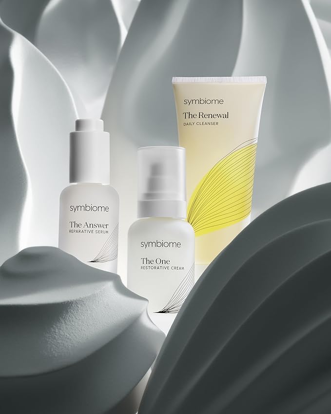 symbiome The One Restorative Cream Face Moisturizer, Anti Aging Face Cream for Smooth & Hydrated Glow, Rich & Luxurious Facial Skin Care Product, Hypoallergenic, No Fragrance, Cruelty Free, 1.7oz