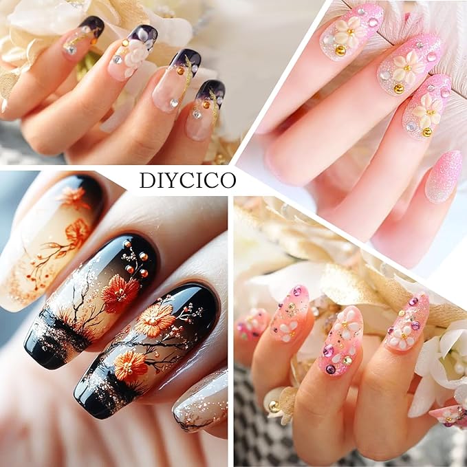 Nail Art Tools 27Pcs Set,Nail Art Brush,Resin Nail Art Palette,5 Pcs Nail Art Pens Liner Brush,2-way Acrylic Silicone Engraving Pen Dotting Pen Tools Nail Art Kit for Nail Art DIY