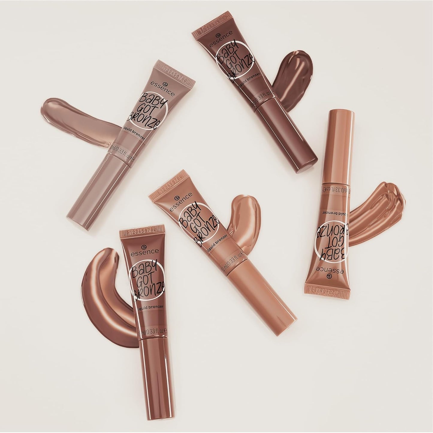 essence | Baby Got Bronze Liquid Bronzer | Lightweight, Buildable, Natural Finish with Sponge Applicator| Vegan & Cruelty Free (10 | Sweet Shadows)