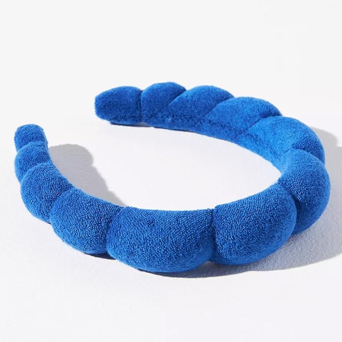 Spa Terry Cloth Headbands for Facial Skincare, Makeup Application, Face Washing, Mask and Skin Treatments
