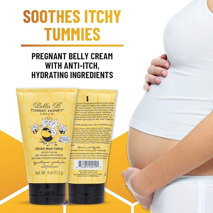 BELLA B Pregnancy & Beyond Essentials - Skin Care Gift Set - New Mom Gifts - Gift For Mom - New Mom Gift Basket - Pregnancy Must Haves - Pregnancy Gifts For First Time Moms