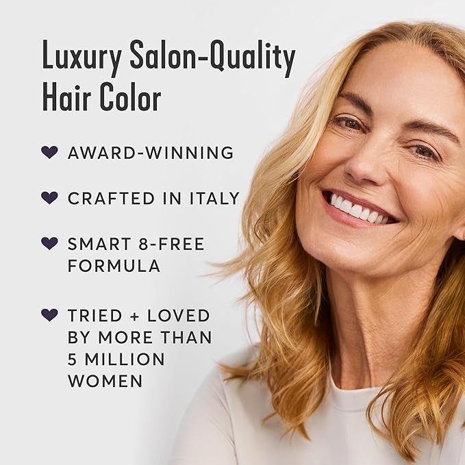 Madison Reed Radiant Hair Color Kit | 10NGV Light Golden Blonde (Amalfi Blonde) for 100% Gray Hair Coverage | Salon Quality Permanent Hair Dye | PPD-Free & Ammonia-Free | (Packaging May Vary) 1 Pack