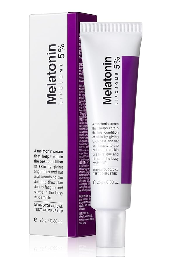 Time Return Melatonin Cream | Face Brightening Cream & Face Moisturizer for Dry Skin | Relaxing Face Cream for Women & Men | Melatonin Face Cream for Resilient Skin, 0.88 oz