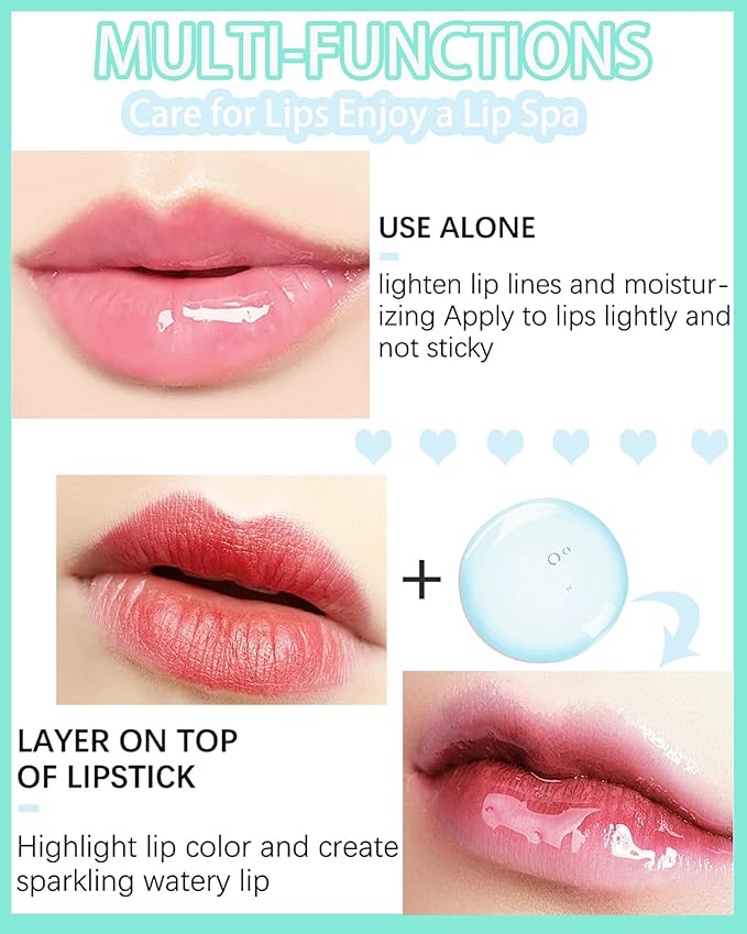 Tinted Moisturizing Lip Glow Oil,Hydrating Plumping Lip Gloss Lip Care Clear Toot Lip Oil for Dry Lip,Glow Reviver Lip Oil,Shine Lip Tint Stain Lip Care Product,Christmas Makeup Gift for Women-#017