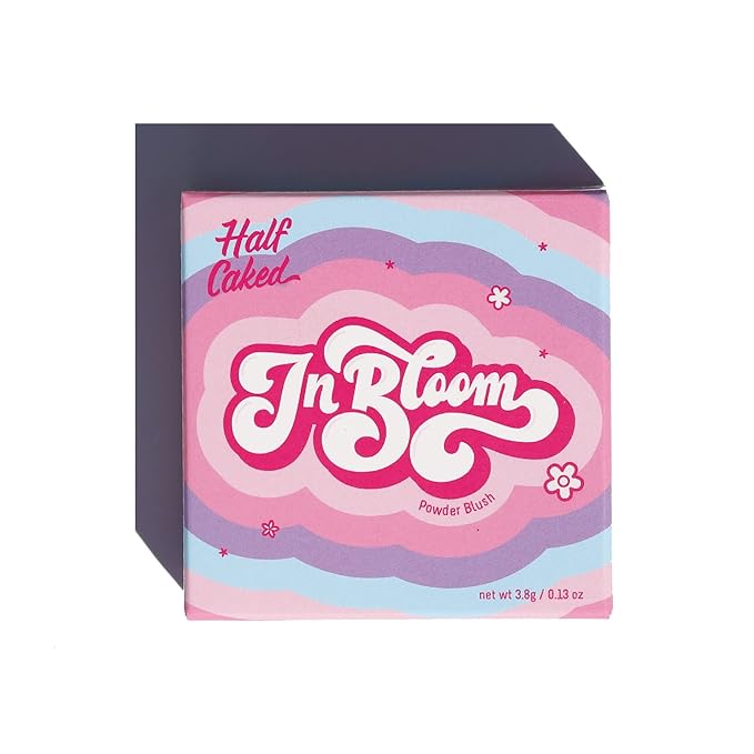 Half Caked In Bloom Powder Blush | vegan & cruelty-free, fragrance-free, highly pigmented, primer-infused | 3.8g (Freshly Squeezed)