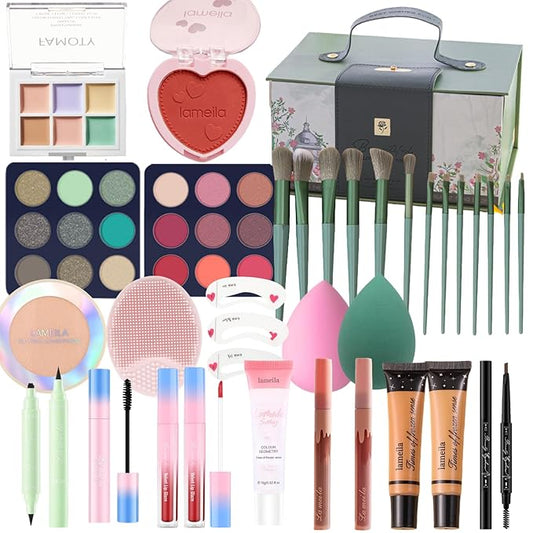 Makeup Kit for Girls,Makeup Gift Set for Girl,Girls Makeup Sets Ages 8-12,Teen Girls Beginner Makeup Kit Gifts,Suitable for Beginners, entry-level, and Teenagers.