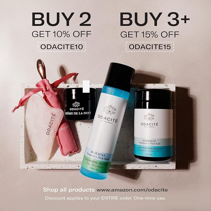 ODACITE Anti Aging Serum Concentrate with Buriti Oil, Vitamin C, Beta-Carotene - 0.17 fl. oz