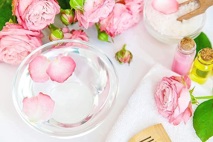 Rose Hydrosol Water - 32 oz - Pure Rose Hydrosol β Hydrating Face Toner Rose Water for Skin and Hair, Linen Spray for Sheets, Room Freshener, Body Spray by Organic Pure Oil - Packaging May Vary