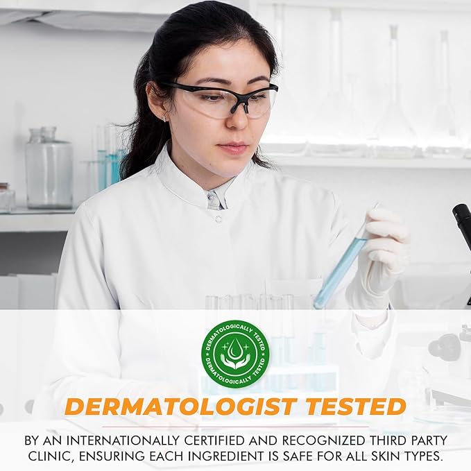 Vitamin C Facial Wipes - Dermatologist-Tested, Anti-Aging, Korean Skin Care, Hydrating & Brightening Face Wipes for Cleansing & Refreshing- Clean Formula, Vegan, 95% Natural- 1 Pack