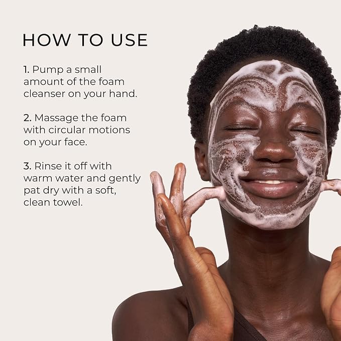 The Bubble Double, Gently Exfoliating Cleansing Foam, Deeply Cleanses Pores & Prevents Impurities, Vegan Korean Face Cleanser for All Skin Types, 4.22 FL. OZ. (120 ml)