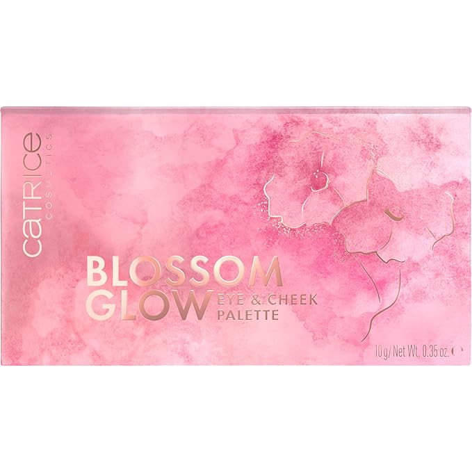Catrice | Blossom Glow Eye & Cheek Palette | Multi-Use Make Up with Eyeshadows, Blush & Highlighter | Highly Pigmented Matte & Shimmer Shades | Travel Friendly | Vegan & Cruelty Free