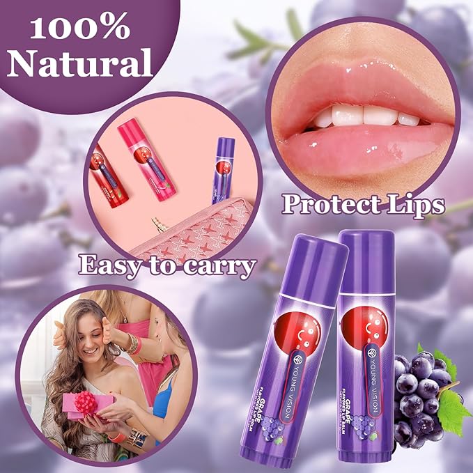 Lip Sleeping Mask Overnight Moisturizer Balm, Berry Lip Mask, Day and Night Repair Lip Balm for Improves Dryness Cracked, Moisturize Nourish Lip Scrubs Exfoliate Reduce Lip Lines (3pack)