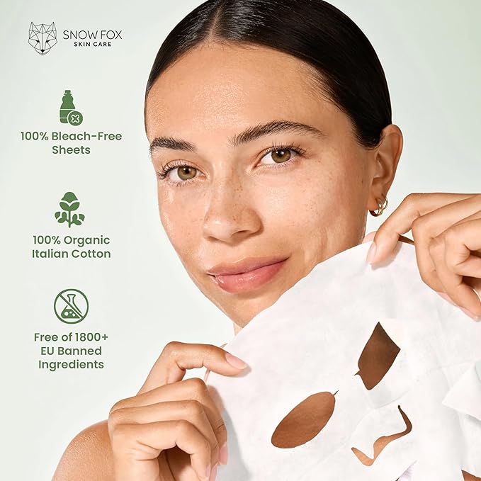 Snow Fox Herbal Youth Mask with Elasticity Production and Collagen Boost, 5-Pack