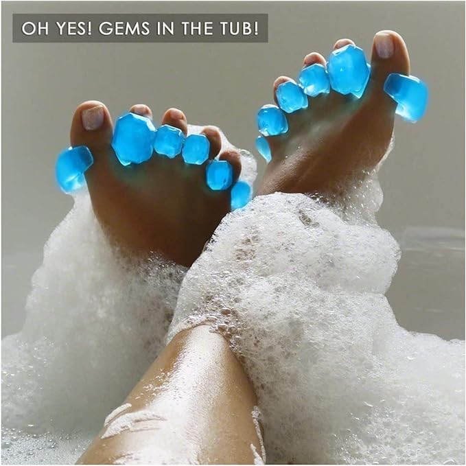 YogaToes GEMS: Gel Toe Stretcher & Separator - America’s Choice for Fighting Bunions, Hammer Toes (Small fits Shoe Sizes W: 7 and Over/M: 7 and Over) Sold as Pair