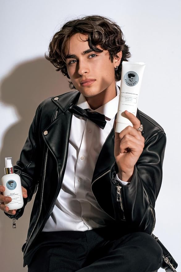 Avenue Man Volumizing Sea Salt Spray for Men - Lightweight Sea Salt Hair Spray for Men - Paraben & Sulfate-Free - Mens Hairspray for Fine & Normal Hair with Kelp, Papaya, Brown Seaweed - 6.76 oz