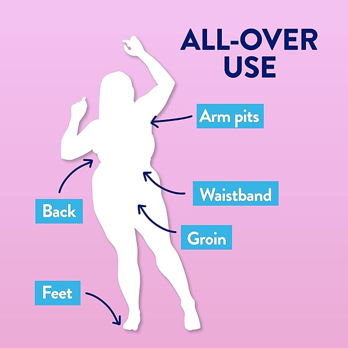 Megababe Sweat Absorbing Body Powder - Body Dust | with Lavender & Aloe | Talc-Free, All Natural | 6 oz