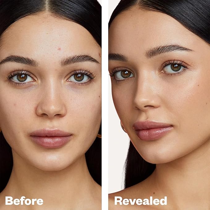 Kosas Revealer Skin-Improving Foundation with SPF 25 Protection -Hydrate, Brighten, Soothe, Plump, Protect Skin - Smoothing Texture, Natural Finish and Clean Formula - Light+ Neutral Warm 170