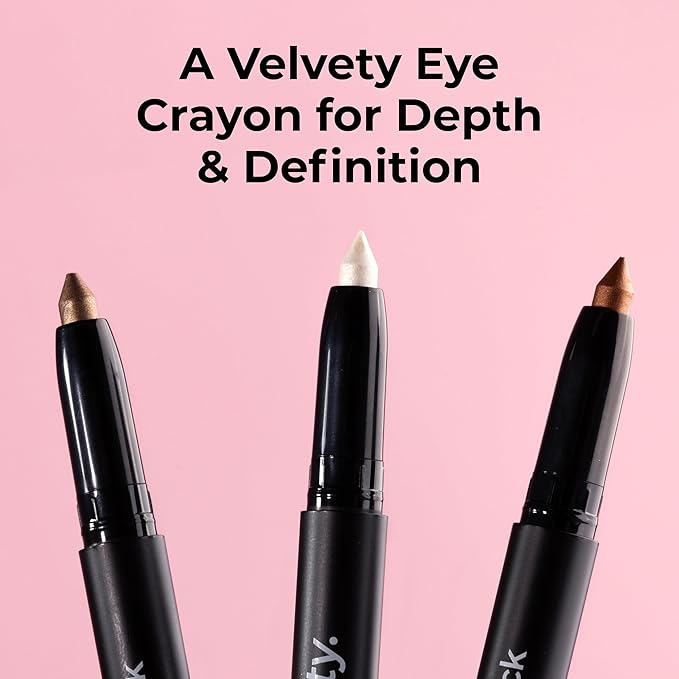 MCoBeauty Eyeshadow Stick, Matte, Deep Cocoa, Highly Pigmented, Built-in Sharpener, Vegan, Cruelty Free Cosmetics